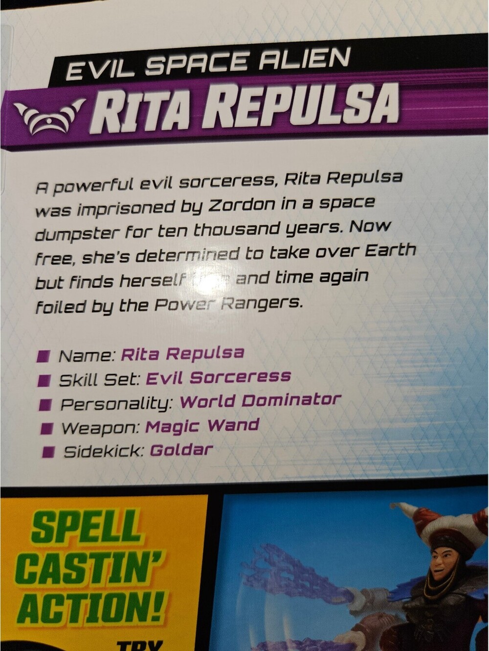 Mighty Morphin Power Rangers Re-Ignition Rita Repulsa Action Figure - Picture 3 of 8